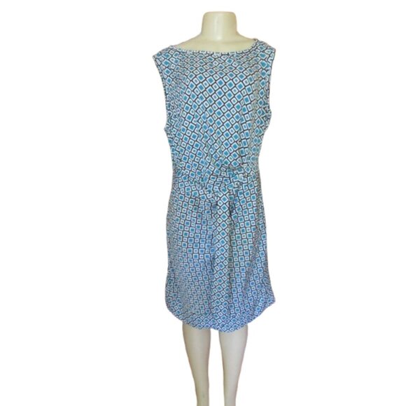 Diane Von Furstenberg New Della Silk Blend Dress Size 14 - Picture 2 of 8